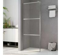 vidaXL Mampara de ducha accesible vidrio ESG claro 140x195 cm