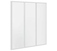 vidaXL Mampara de ducha 3 paneles plegables – 117 x 120 cm, 141 x 132 cm