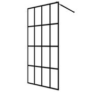 vidaXL Mampara de ducha de vidrio templado transparente 90x195 cm