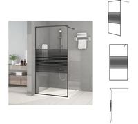 vidaXL Mampara de ducha para cabina, color , 100x195 cm, vidrio templado ESG transparente - Mamparas de ducha
