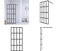 vidaXL Mampara de ducha para ducha tipo "walk-in" de vidrio de seguridad satinado, 100x195 cm - Mampara de ducha - Mamparas de ducha - Mampara de ducha tipo "walk-in" - Mamparas de ducha tipo "walk-in