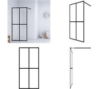 vidaXL Mampara de ducha para ducha tipo "walk-in" de vidrio de seguridad satinado, 100x195 cm - Mampara de ducha - Mamparas de ducha - Mampara de ducha tipo "walk-in" - Mamparas de ducha tipo "walk-in