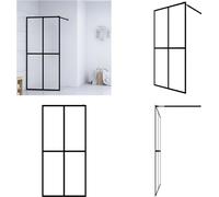 vidaXL Mampara de ducha para ducha tipo "walk-in" de vidrio de seguridad satinado, 140x195 cm - Mampara de ducha - Mamparas de ducha - Mampara de ducha tipo "walk-in" - Mamparas de ducha tipo "walk-in