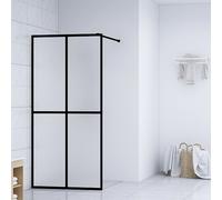 vidaXL Mampara de ducha vidrio templado esmerilado 100x195 cm