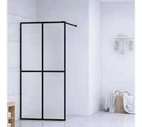 vidaXL Mampara de ducha vidrio templado esmerilado 140x195 cm