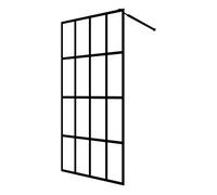 Vidaxl mampara de ducha vidrio templado tansparente 118x190 cm