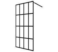 vidaXL Mampara Ducha de Accesible Vidrio Templado 100x195 cm Puerta Cubículo Color frosted white, Transparente, y mas