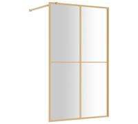 vidaXL Mampara Puerta de Ducha Pantalla Cubículo Vidrio Transparente ESG Color Rojo, Dorado, y mas