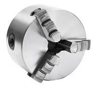 vidaXL Mandril de Torno Autocentrante de 3 Mordazas Mandíbulas Bricolaje Portabrocas de Fresadora Llave de Broca Duradero 100 mm Acero