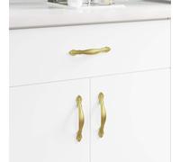 vidaXL Mango 12 uds. Dorado 143 x 19,2 x 20 mm Aleación de Zinc