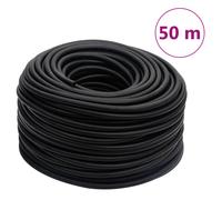 vidaXL Manguera de aire híbrida caucho y PVC negro 15 mm 50 m