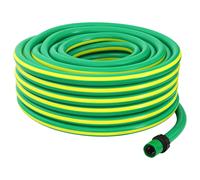 vidaXL Manguera de jardín 5 capas Verde y amarillo 19 mm PVC