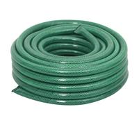 vidaXL Manguera de jardín PVC verde 0,75" 20 m