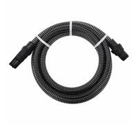 vidaXL Manguera de succión con conectores de PVC PVC negro 26 mm 10m
