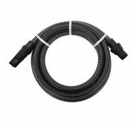 vidaXL Manguera de succión con conectores de PVC PVC negro 26 mm 4 m