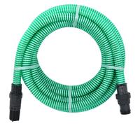 vidaXL Manguera de succión con conectores de PVC PVC verde 26 mm 10 m