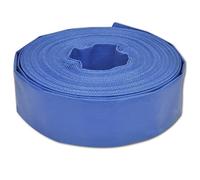 vidaXL Manguera plana de suministro de agua PVC – Alta presión flexible para jardín 25 m 1,5"