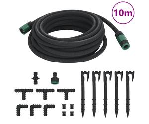 vidaXL Manguera porosa para jardín caucho negro 16 mm 10 m
