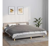 Manta ponderada con funda gris, 155x220 cm, 11 kg, de tela
