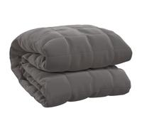 VidaXL Manta Con Peso de Tela Gris 120x180 cm 5 kg, Edredón Calmante Para la Ansiedad, Ropa de Cama