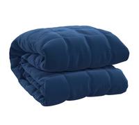 vidaXL Manta con Peso Tela Azul 120x180 cm 9 kg, Manta, Manta de edredón, Manta calmante, Ropa de Cama, Manta con Peso para la ansiedad