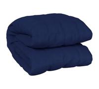 vidaXL Manta con Peso Tela Azul 155x220 cm 7 kg, Manta, Manta de edredón, Manta calmante, Ropa de Cama, Manta con Peso para la ansiedad