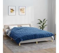 vidaXL Manta con peso tela azul 200x225 cm 9 kg