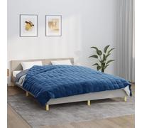 vidaXL Manta con peso tela azul 220x230 cm 15 kg
