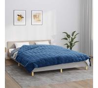 vidaXL Manta con peso tela azul 220x235 cm 11 kg