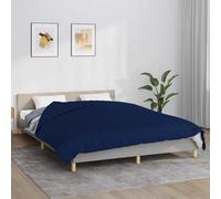 vidaXL Manta con peso de tela 220x240 cm 11 kg Azul