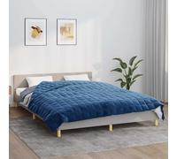 vidaXL Manta con peso tela azul 220x240 cm 11 kg