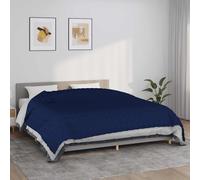 vidaXL Manta con peso tela azul 220x260 cm 11 kg
