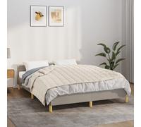 vidaXL Manta con peso tela color crema claro 122x183 cm 9 kg