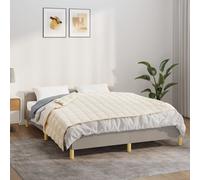 vidaXL Manta con peso tela color crema claro 135x200 cm 6 kg