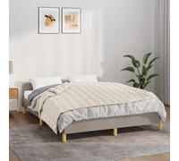 vidaXL Manta con peso tela color crema claro 138x200 cm 10 kg