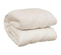 vidaXL Manta con Peso Tela Color Crema Claro 150x200 cm 11 kg, Manta, Manta de edredón, Manta calmante, Ropa de Cama, Manta con Peso para la ansiedad