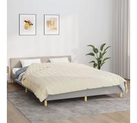 vidaXL Manta con peso tela color crema claro 200x220 cm 13 kg