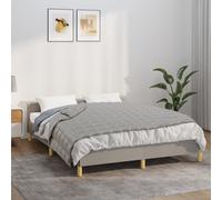 vidaXL Manta con peso tela gris 140x200 cm 6 kg