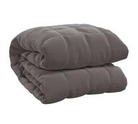 vidaXL Manta con Peso Tela Gris 150x200 cm 7 kg, Manta, Manta de edredón, Manta calmante, Ropa de Cama, Manta con Peso para la ansiedad