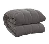 vidaXL Manta con Peso Tela Gris 152x203 cm 7 kg, Manta, Manta de edredón, Manta calmante, Ropa de Cama, Manta con Peso para la ansiedad
