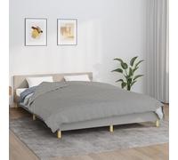 vidaXL Manta con peso tela gris 200x230 cm 9 kg