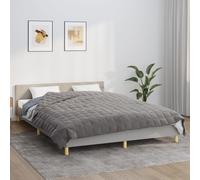 vidaXL Manta con peso tela gris 220x230 cm 11 kg