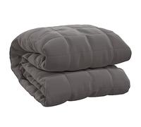 vidaXL Manta con peso tela gris 220x230 cm 11 kg