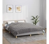 vidaXL Manta con peso tela gris 220x235 cm 11 kg