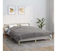 vidaXL Manta con peso tela gris 220x235 cm 15 kg
