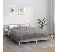vidaXL Manta con peso tela gris 220x240 cm 11 kg