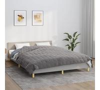 vidaXL Manta con peso tela gris 220x240 cm 15 kg