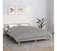 vidaXL Manta con peso tela gris 220x240 cm 15 kg