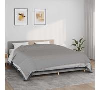 vidaXL Manta con peso tela gris 220x260 cm 15 kg