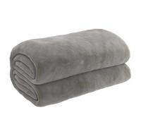 vidaXL Manta con Peso y Funda, Ropa de Cama, Manta para Salón Dormitorio, Manta Calmante para la Ansiedad, Tela Gris 140x200 cm 10 kg